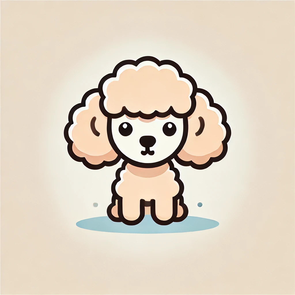 Cute Poodle Illustration