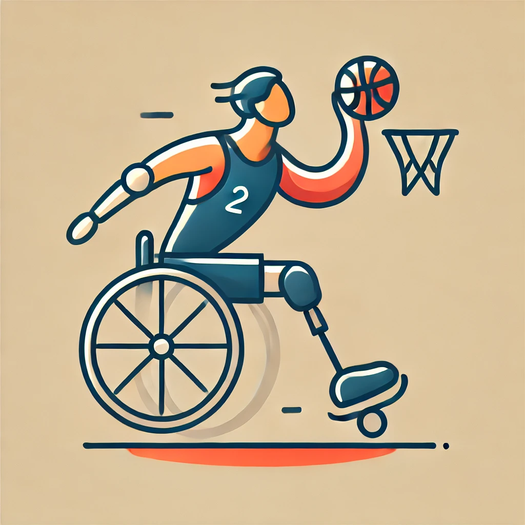 Minimalist Paralympic Spirit Illustration